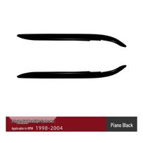 Žibintų antakių lipdukai BMW 3 serijai E46 (1998-2004 m) - Išorinių apdailos elementų modifikacija black