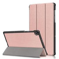 Lenovo Tab M10 HD Gen 2 TB-X306F X306X dėklas PU odos smūgiams atsparus magnetinis apvalkalas išmanusis Tab M10 2-os kartos planšetinio kompiuterio dangtelis TB-X306X rožinio aukso spalvos