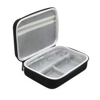 Anti-Scratch Hair Trimmer Storage Box Shockproof Shaver Carrying Case  for Men Black Zipper