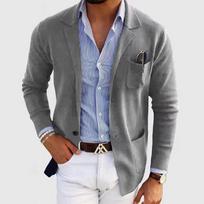 Men S Slim Fit Fashion Casual Business Blazer For Wedding Party M pilka