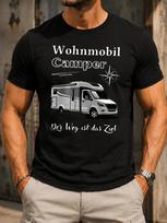 Motorhome Journey Is The Destination Phrase With Compass Symbol Graphic Featuring A Bold Unisex All Tshirt S gray