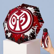 Mainz FC Mini 5 Fold Pocket Umbrella Compact Lightweight Anti UV Rain Sun Protection Umbrella Portable Travel Umbrella
