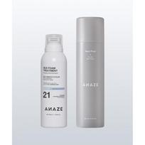 Anaze [Rinkinį sudaro] Šilko putų procedūra + Plaukų fiksatorius Silk foam treatment+ hard fixer white