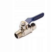 Žalvarinis rutulinis vožtuvas 1/4" Gz x 1/4" žarnai vandens filtrui, osmosui