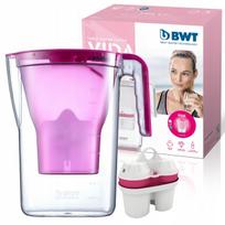 Vandens filtravimo ąsotis BWT Vida 2,6 l rožinis, su Mg2+ kasete