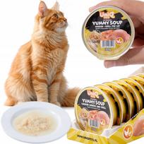 Vištienos ir krevečių sultinys šunims UniQ Pets, 8 x 30 g