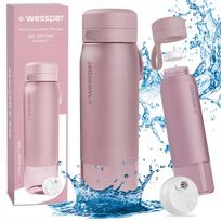 Gertuvė su filtru Wessper B2 Tritan 1000 ml, rožinė, Actitex diskelis