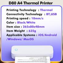 A4 nešiojamas terminis spausdintuvas TI Transfer Printer