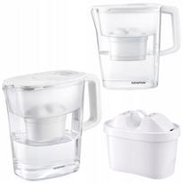 Vandens filtras ąsotis AQUAPHOR COMPACT 2,4 l su kasete, baltas