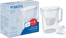 Vandens ąsotis Brita Style Essential baltas su 4 MX Pro Pure Performance filtrais