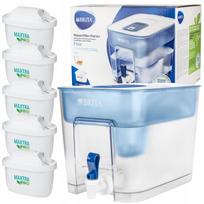 Vandens filtras Brita Flow 8,2 l mėlynas + 5 Maxtra PRO kasetės