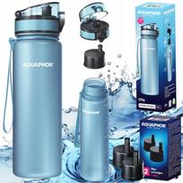 Vandens filtro butelis AQUAPHOR CITY 0,5 l su 3 kasetėmis