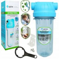 Filtro korpusas 10" Emi Protect antibakterinis, pajungimas 1", su raktu ir rankenėle