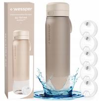 Vandens butelis su filtru Wessper B2 Tritan, 1 l, su 5 filtrais