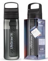 Vandens butelis su dvigubu filtru LifeStraw Go 2.0 0.65L juodas