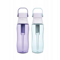 Gertuvių rinkinys su filtru Tritan, 500 ml, mėlyna ir levandų spalvos, 2 vnt.