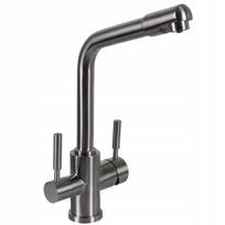 Virtuvinis maišytuvas Aquaphor C126, trijų krypčių, satin inox