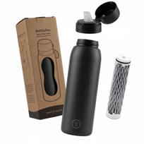 Nerūdijančio plieno gertuvė su filtru TAPP Water BottlePro, juoda, 740 ml
