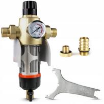 Tinklinis vandens filtras su slėgio reduktoriumi, žalvarinis slėgio manometras 3/4 / 1″