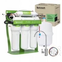 Atvirkštinio osmoso filtras Ecosoft PURE Balance su mineralizatoriumi po kriaukle