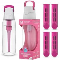 Vandens filtruojantis butelis Dafi Solid 0,7 l Flamingo su 4 filtrais