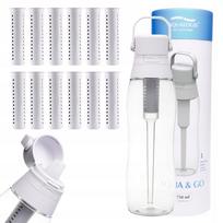 Filtruotas gertuvas Aqualogis Aqua&Go 0,75 l, baltas, su 12 filtrų