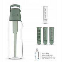 Stiklinis butelis su filtru Dafi GLASS 0,6 l, Sage, 4 filtrai