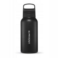Terminė gertuvė LifeStraw Go 2.0 su membraniniu anglies filtru, 1 l, juoda