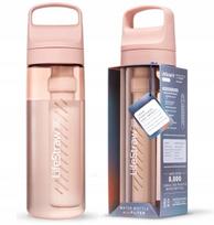 Vandens filtras buteliukas LifeStraw Go 2.0 0.65L rožinis