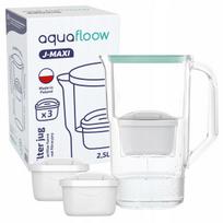 Plastikinis vandens filtras ąsotis AquaFloow J-MAXI 2,5 l + 3 filtrai