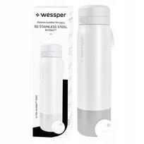 Nerūdijančio plieno vandens butelis su filtru B2 Actitex, 1 l, baltas