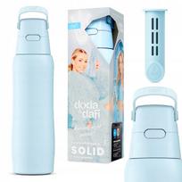 Vandens butelis su filtru Dafi Solid Steel, 0,5 l, mėlynas