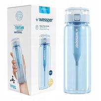 Vandens butelis su filtru Wessper Clarti Tritan 680 ml mėlynas