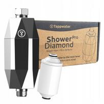 Dušo filtras Tappwater ShowerPro Diamond, pašalina chlorą, chromuotas