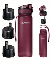 Gertuvė su filtru Aquaphor City 0,8 l, burgundinė, su 3 keičiamais filtrais