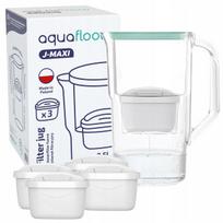 Plastikinis ąsotis AquaFloow J-MAXI 2,5 l mėtų spalvos su 5 vandens filtrais