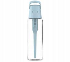 Vandens butelis su filtru Dafi Solid Glass 0,6 l Dove Blue, 1 kasetė