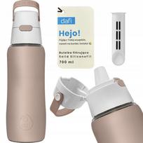 Gertuvė su filtru Dafi Solid SiliconeFit 0,7 l, cappuccino