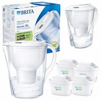 Vandens ąsotis Brita Marella XL 3,5L su 4 MAXTRAPRO filtrais, baltas