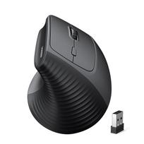 Belaidė vertikali pelė 2.4GHz / Bluetooth 5.4 (reguliuojamas DPI), juoda