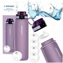 Filtruojantis vandens butelis Wessper B4 0,5L su motyvaciniu dizainu ir 5 filtrais