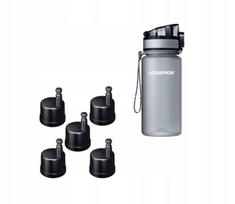 Vandens filtruojantis buteliukas Aquaphor City 0,35 l su 5 filtrais, pilkas