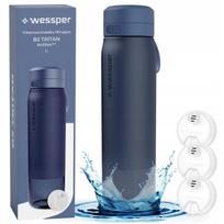 Vandens butelis su filtru Wessper B2 Tritan 1L, 3 filtrai