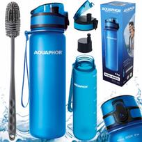 Dantų šepetėlis ir gertuvė su filtru Aquaphor City 0,5 l, mėlyna