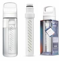 Vandens butelis LifeStraw Go 2.0 su permatomu filtru, 0,65 l