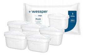 Vandens filtrų kasetės Wessper AquaMax Plus, 5 vnt., tinka Dafi Brita Maxtra ąsočiams