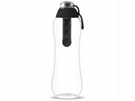 Vandens filtruojantis butelis DAFI Soft 500 ml su 1 filtru, juodas