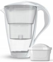 Stiklinis ąsotis Dafi Crystal LED 2,0L su Unimax filtru, baltas
