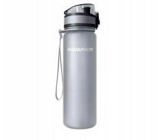 Vandens filtravimo butelis Aquaphor City 0,5 l pilkas