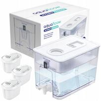 Vandens dozatorius AquaFloow XL 9,5 l su 3 vandens filtrais AquaFloow